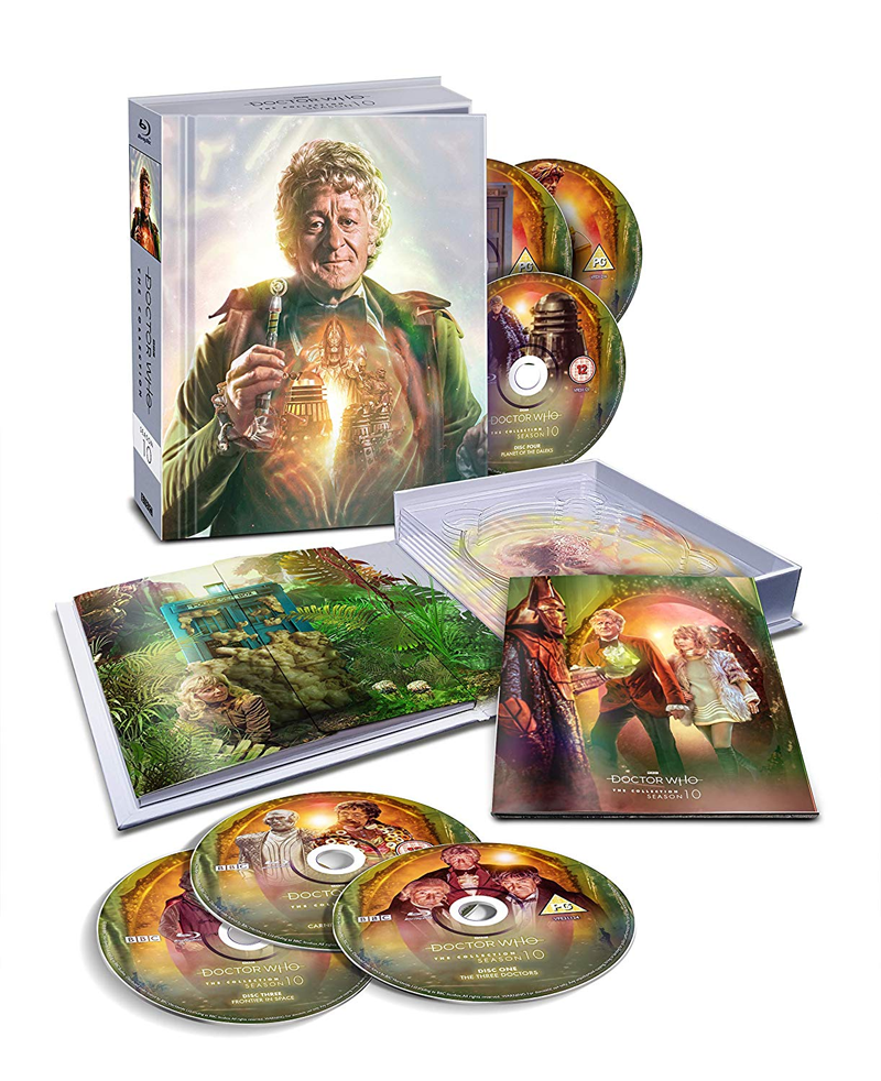 Illustration for article titled Jo Grant Is Back to Kick Giant Maggot Ass in This Delightful Doctor Who Season 10 Blu-ray Trailer